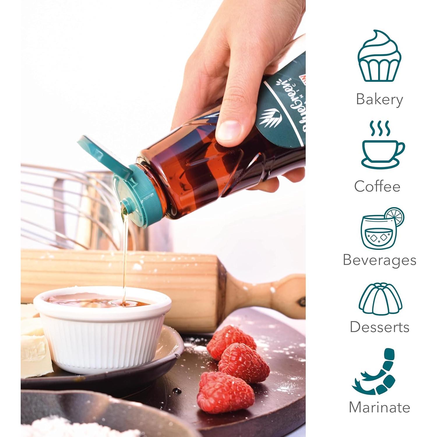 Néctar Orgánico de Agave Azul Verde 453g - Bajo Índice Glucémico