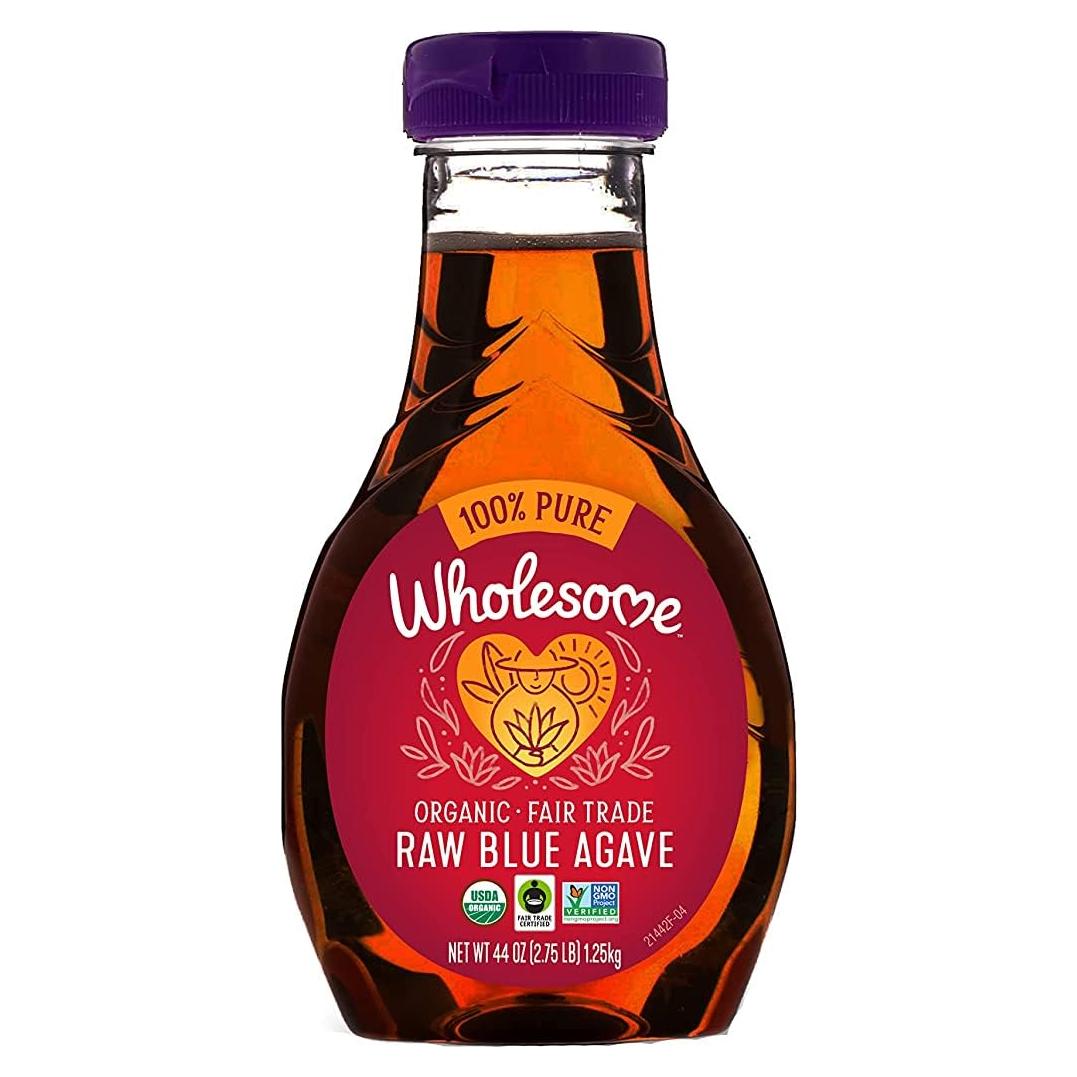 Néctar de Agave Azul Crudo Orgánico Wholesome 1.24 kg