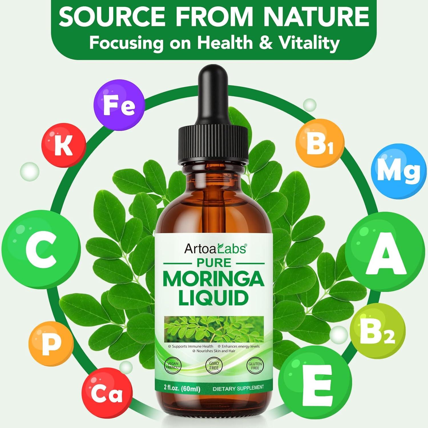 Extracto líquido de Moringa Oleifera pura 120ml - Suplemento energético