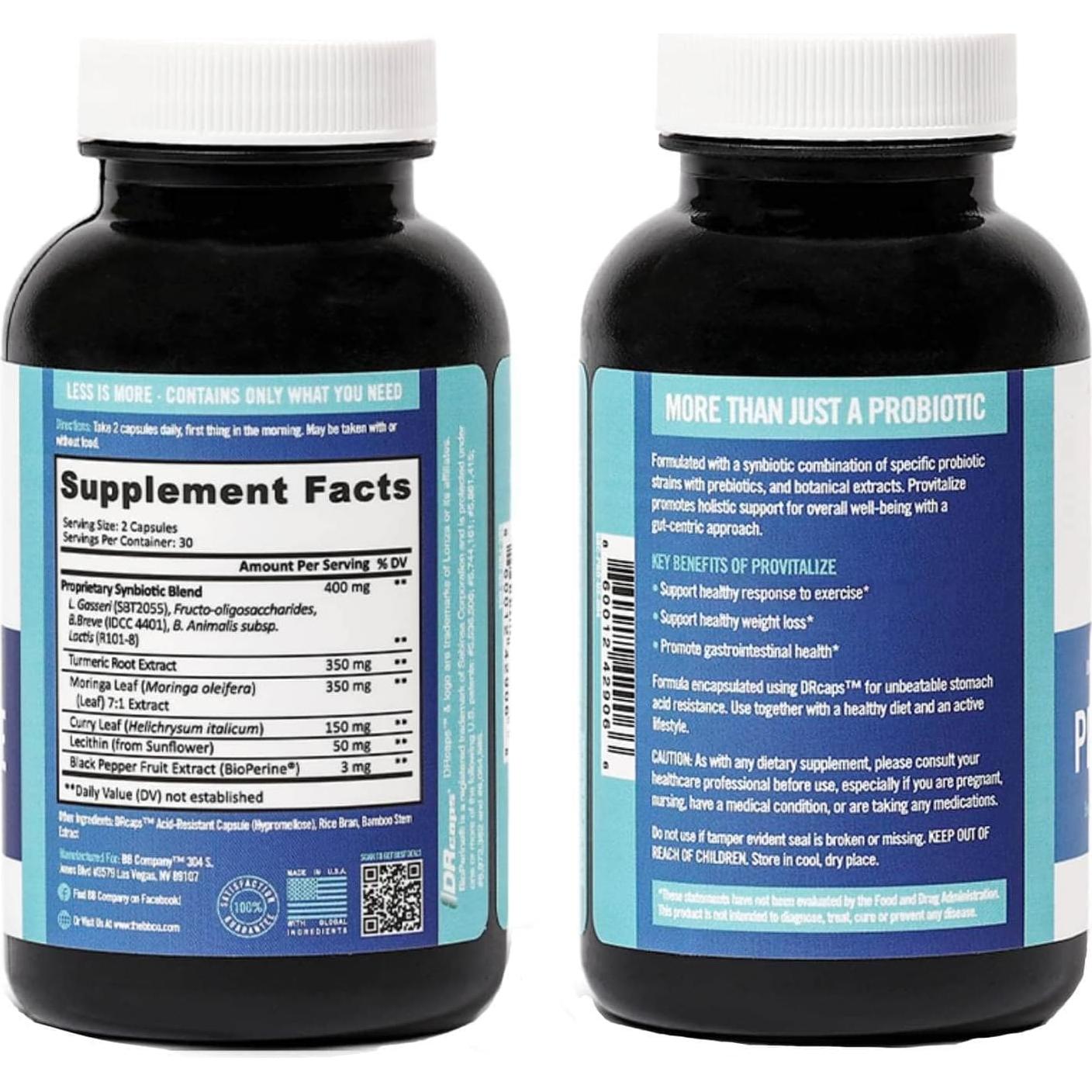 Provitalize BB Company | Probioticos Salud Digestiva Mujeres 60 Ct