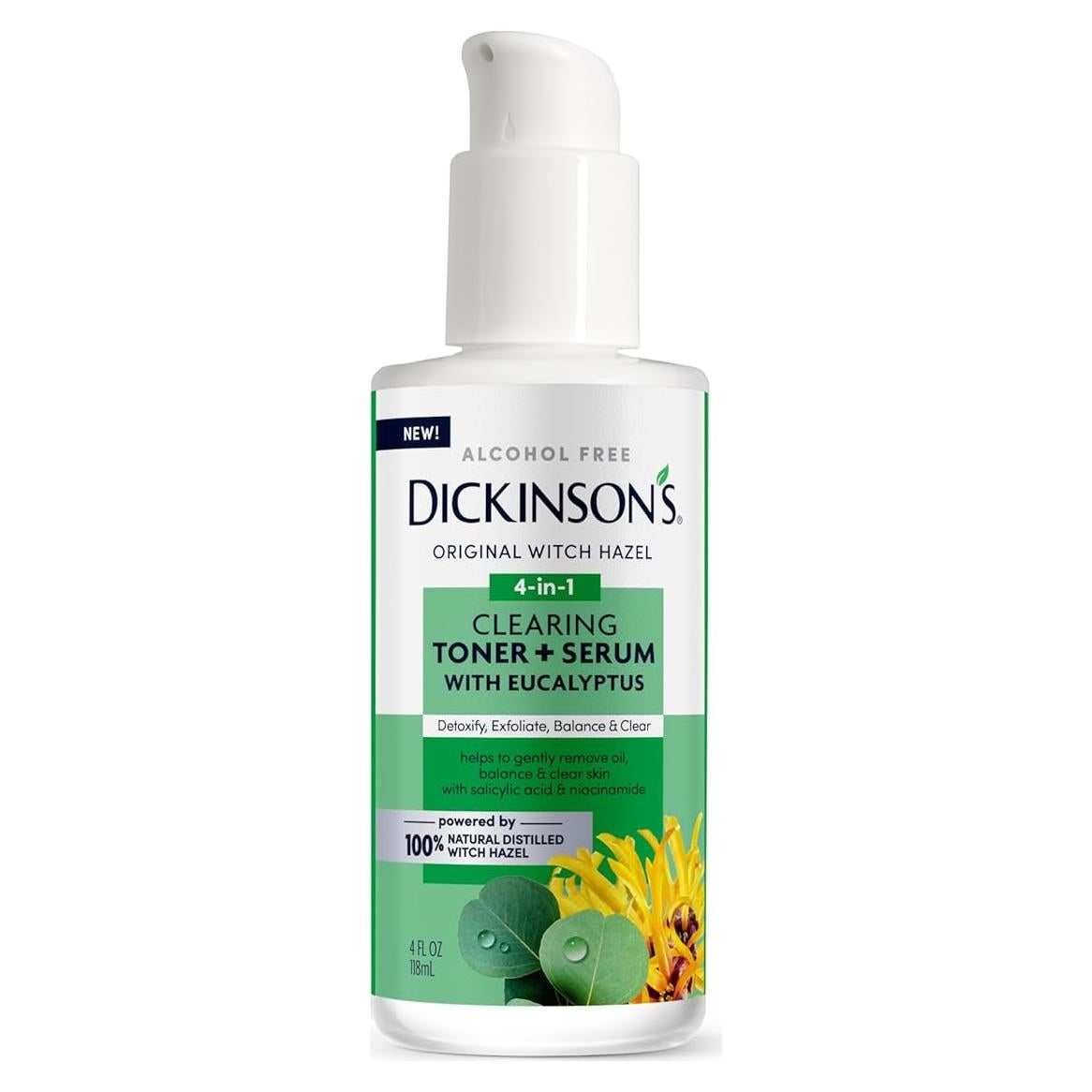 Tónico Limpiador Dickinson con Eucalipto 118 ml - Hamamelis 100% Natural