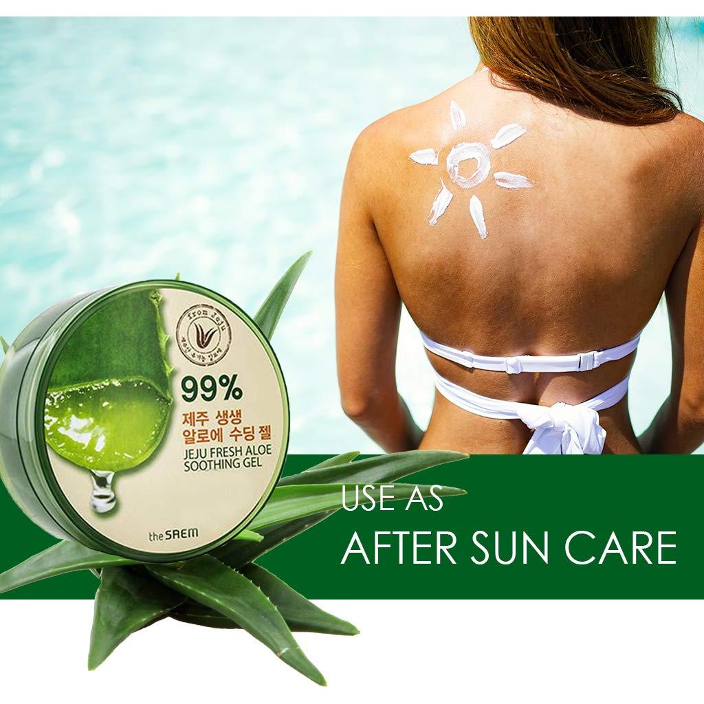 Gel Calmante de Aloe Vera TheSaem 300ml - Hidratante Piel Seca