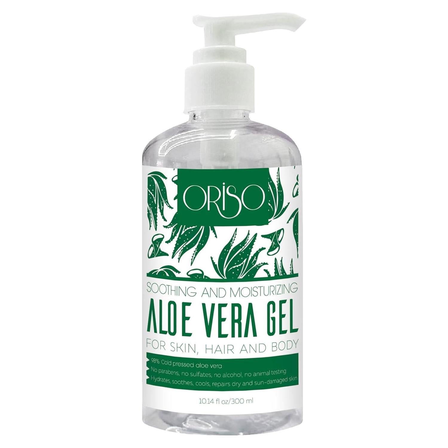 Gel de Aloe Vera Puro Oriso 295 ml - Hidratante Calmante
