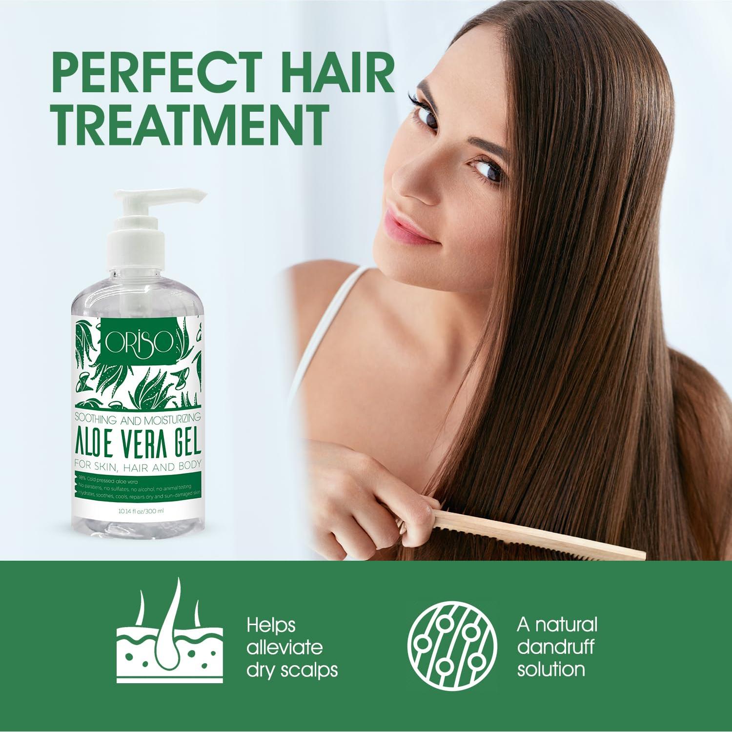 Gel de Aloe Vera Puro Oriso 295 ml - Hidratante Calmante