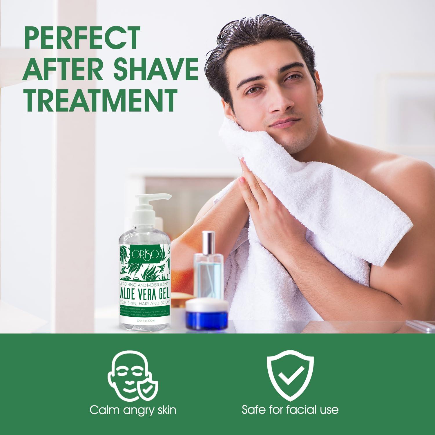 Gel de Aloe Vera Puro Oriso 295 ml - Hidratante Calmante