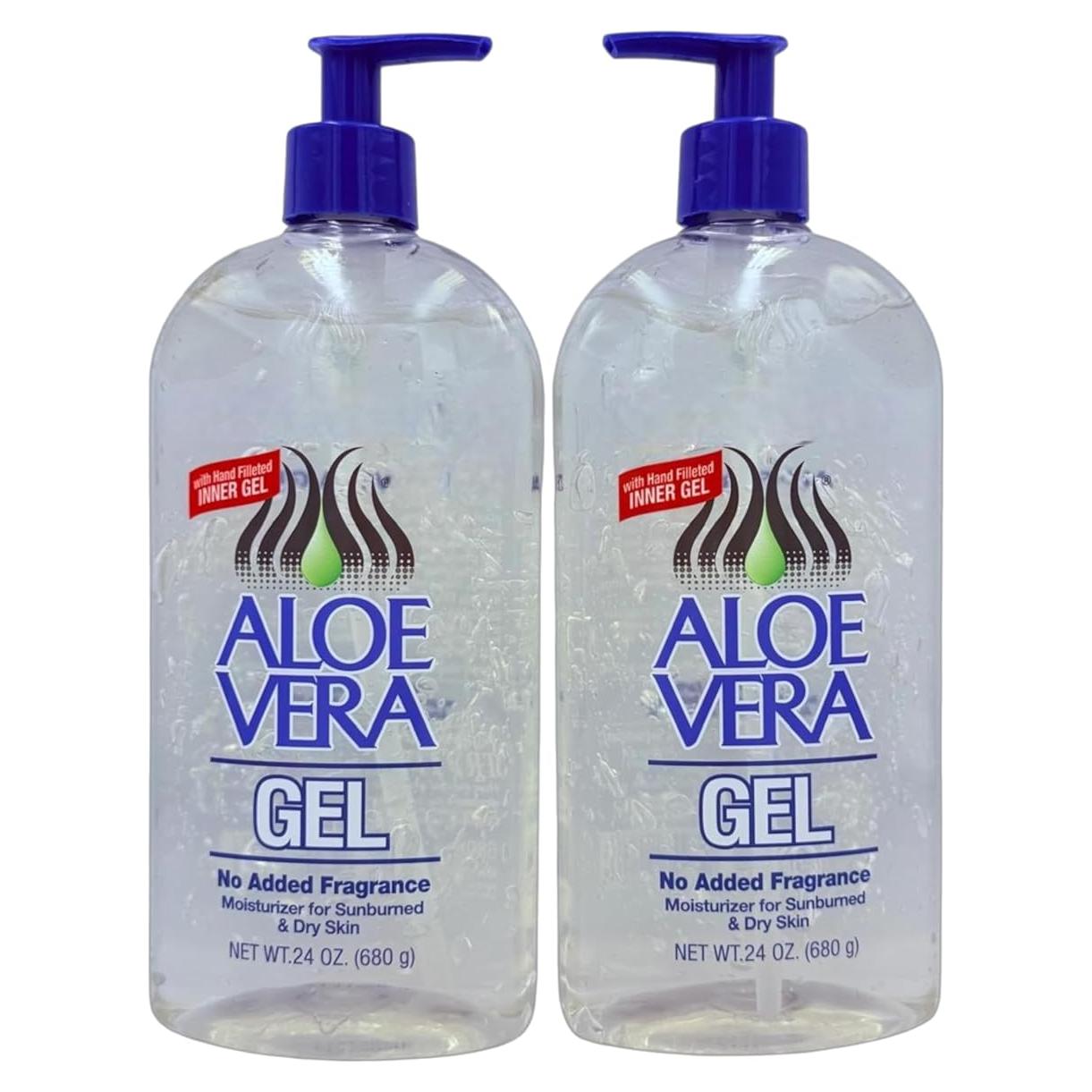 Gel de Aloe Vera Puro Genérico 2 x 710 ml - Hidratante y Calmante