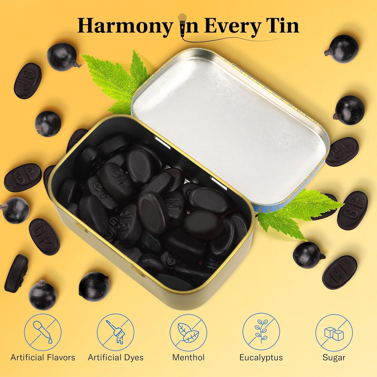 Pastillas Sin Azúcar Grether's Grosella Negra 106.3 g - Alivio Natural