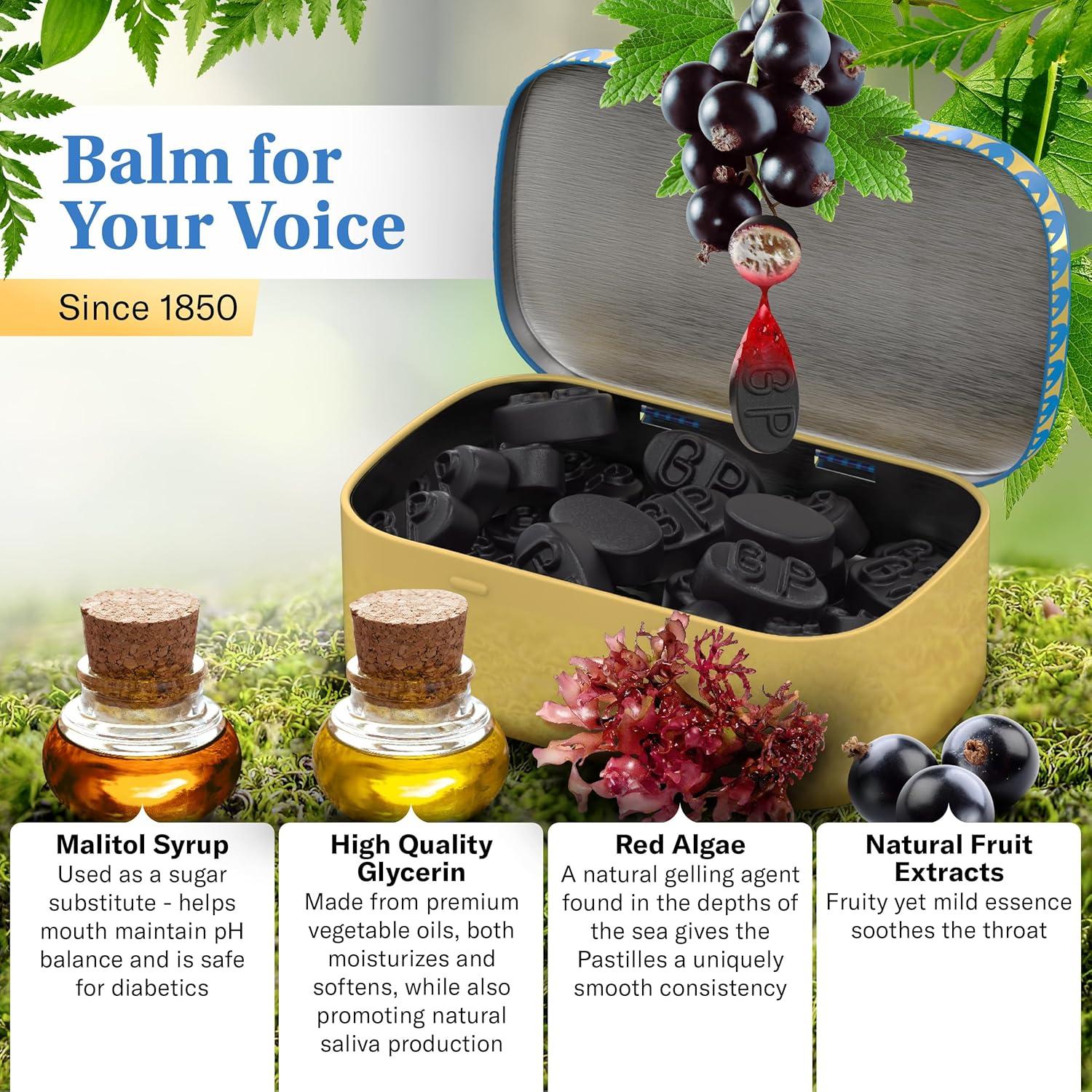 Pastillas Sin Azúcar Grether's Grosella Negra 106.3 g - Alivio Natural