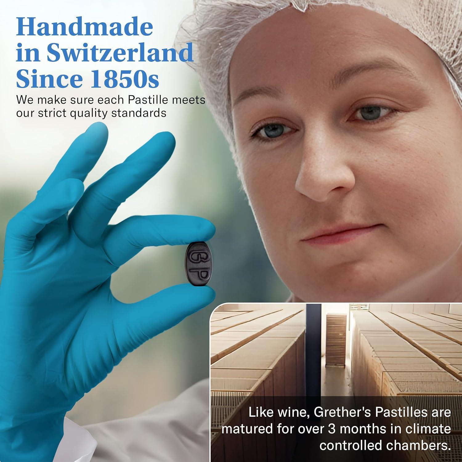 Pastillas Sin Azúcar Grether's Grosella Negra 106.3 g - Alivio Natural