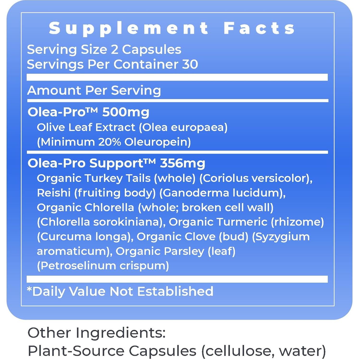 Premier Research Labs Olive Leaf Immune - Olive Leaf Extract Capsules, The Olive Leaf Pills with Phytonutrient Oleuropeinm, Herbal Supplement for Immune & Heart Health Support - 60 Vegetarian Capsules