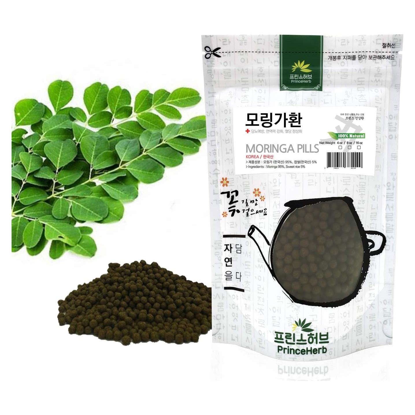 Píldoras Herbales de Moringa 100% Natural Prince Herb 113 g