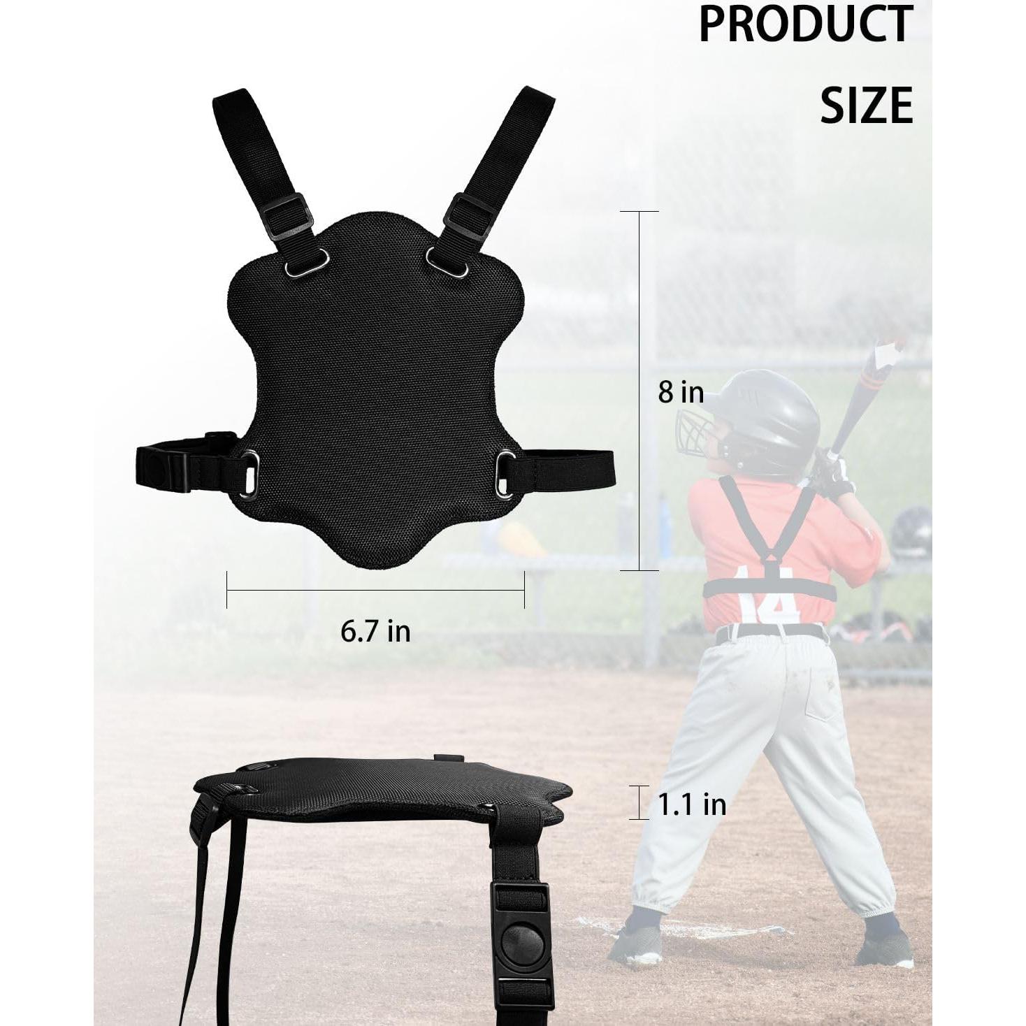 Protector de Pecho FEYRUN para Jóvenes Béisbol Softball 25x23cm