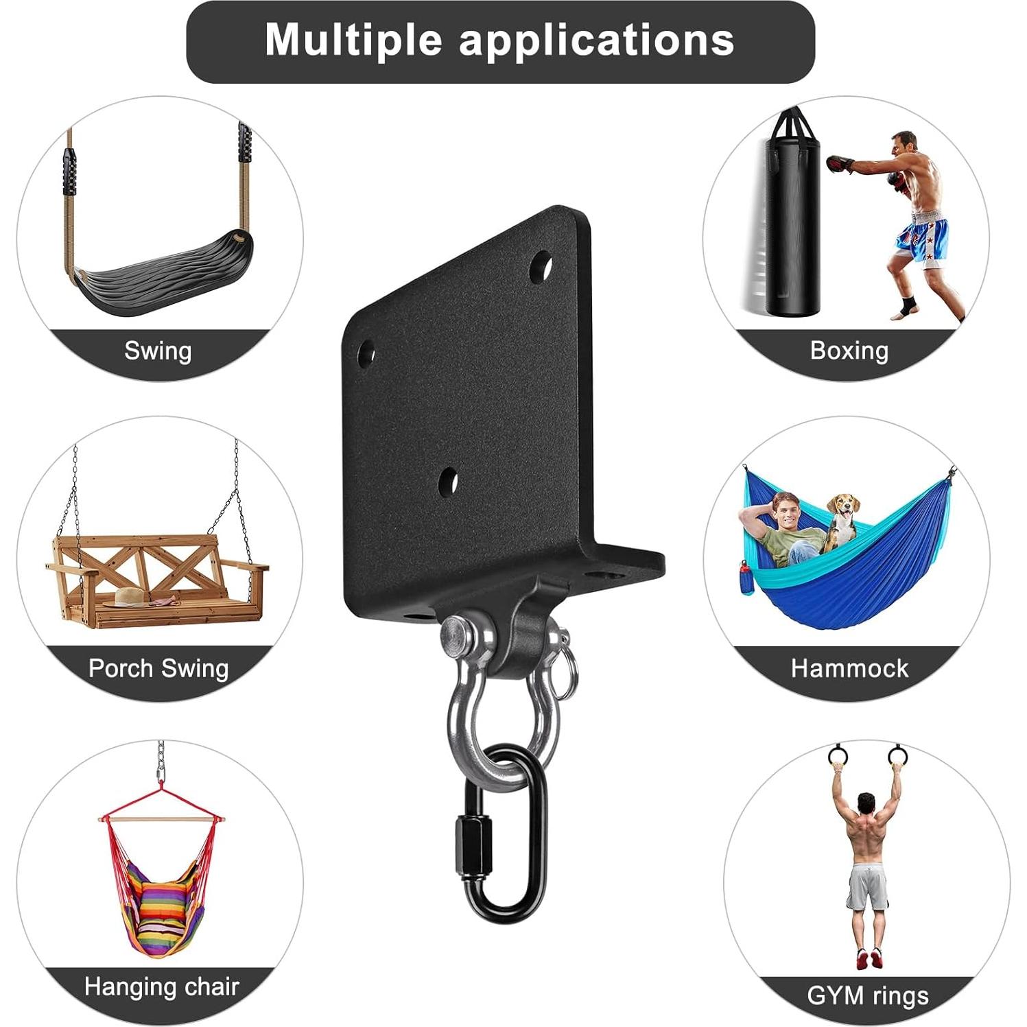 Soporte de bolsa pesada Kipika para pared, ajustable y rotatable