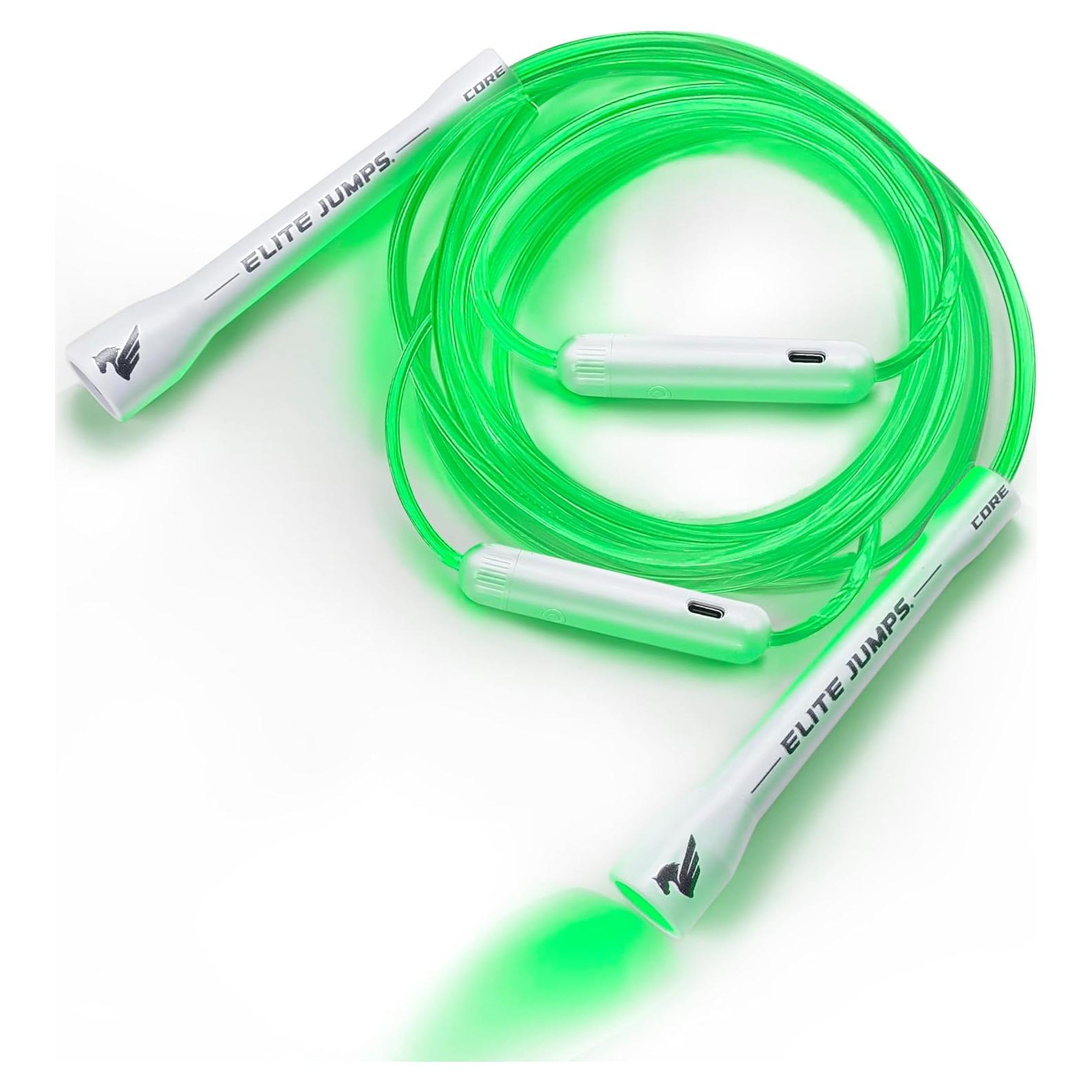 Cuerda de Saltar LED Elite Jumps - Ajustable 2.8m - Recargable USB