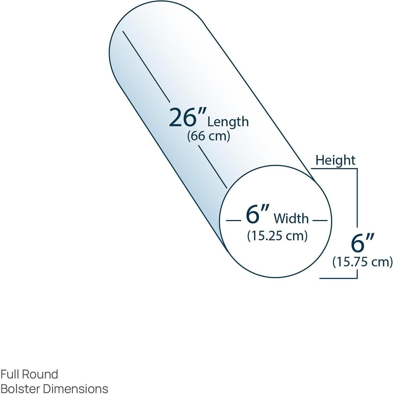 Cojín de Masaje EarthLite Completo Redondo 66x15cm Crema