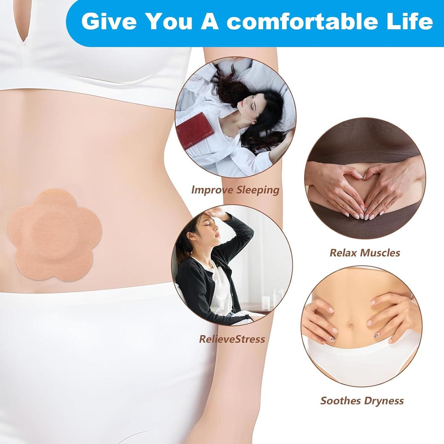 50 Parches de Aceite de Ricino Jconly - Almohadillas Médicas Antifugas