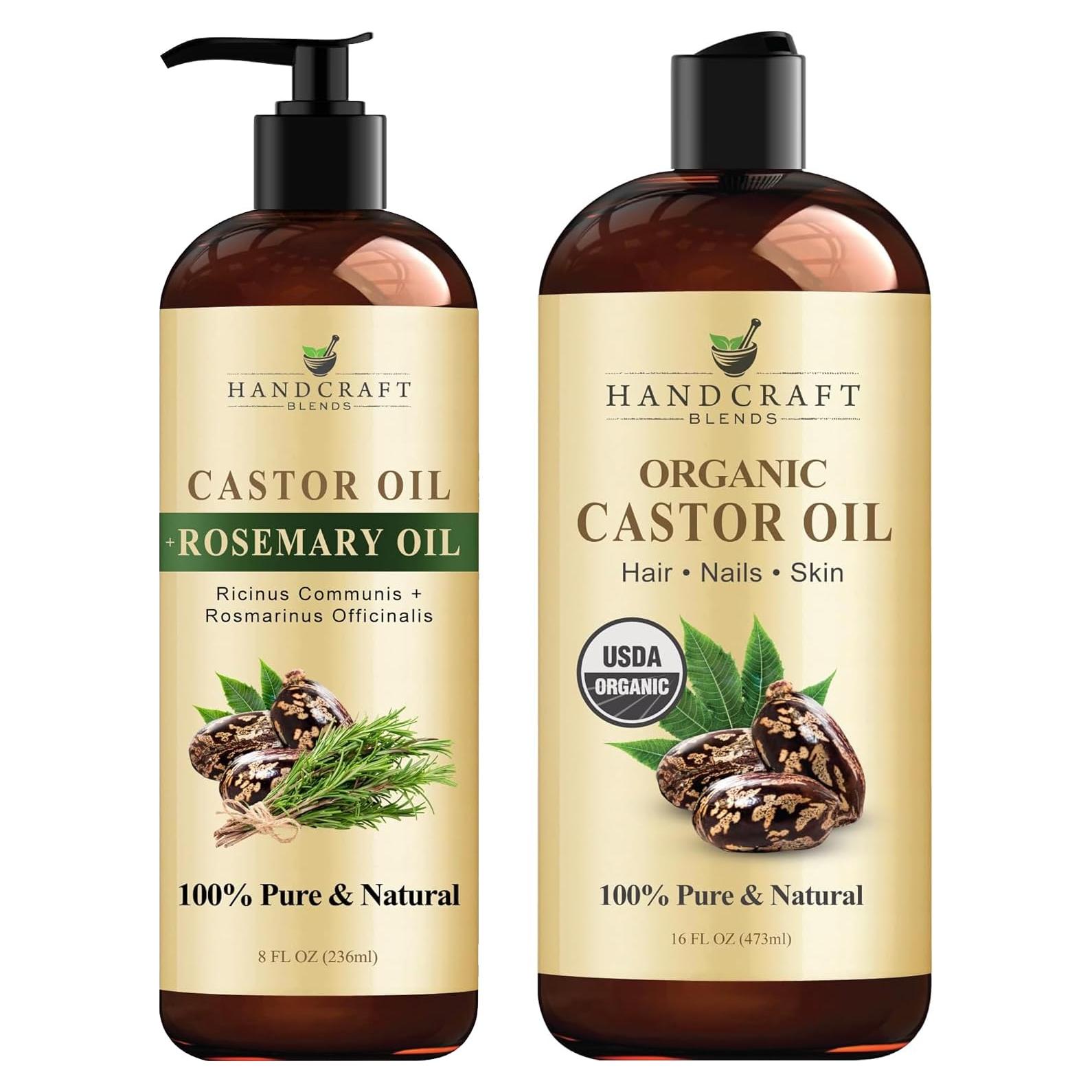 Aceite de Ricino Orgánico Handcraft Blends 100% Puro 118ml