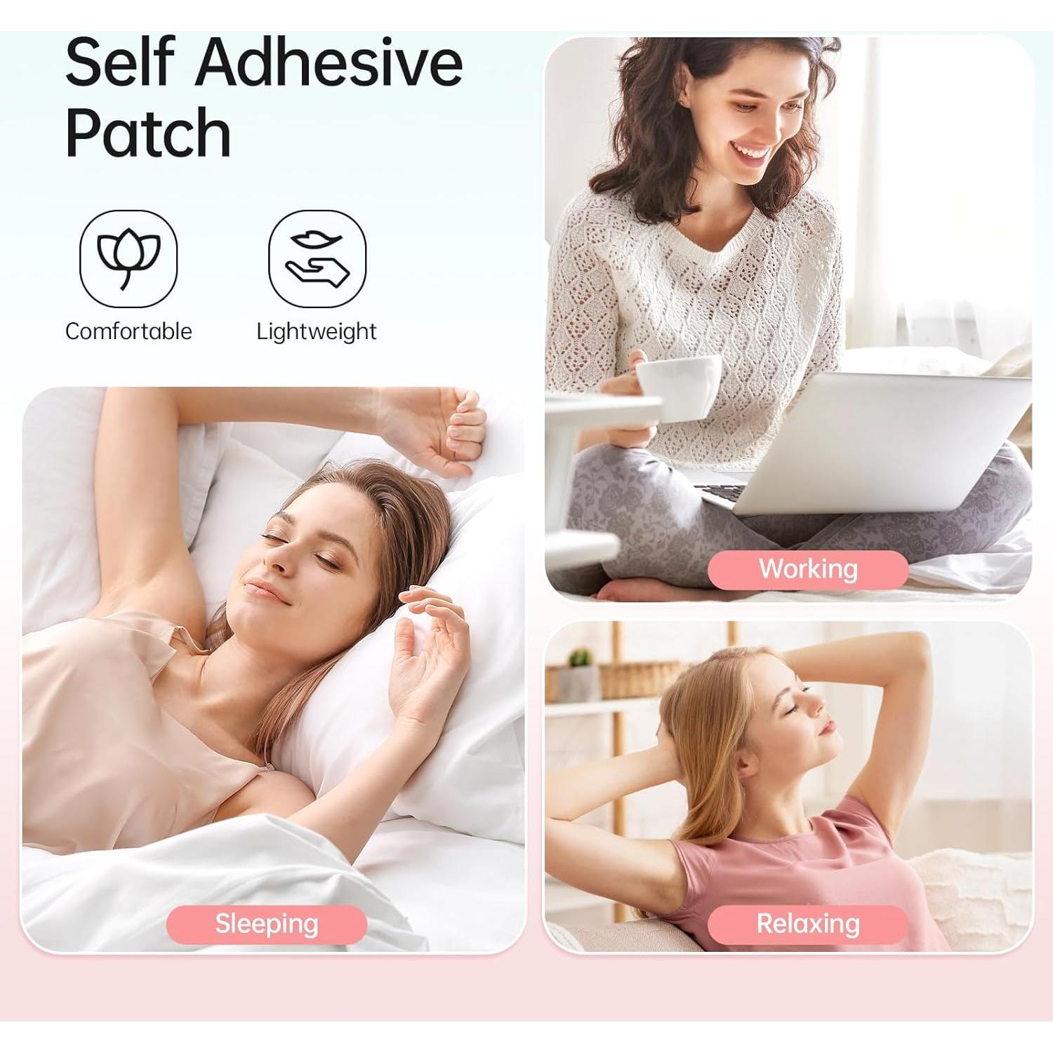 Set 38 Pcs Parches de Aceite de Ricino Orgánico 473ml NEJUATY