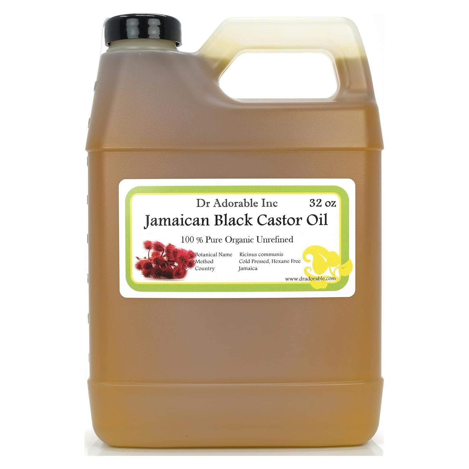 Aceite de Ricino Negro Jamaicano Dr Adorable 946 ml Orgánico