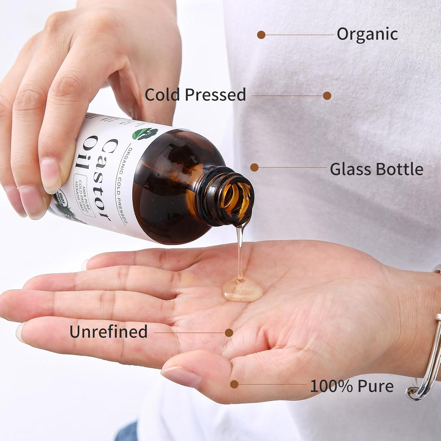 Aceite de Ricino Orgánico Prensado en Frío 125 ml - Fuuerds