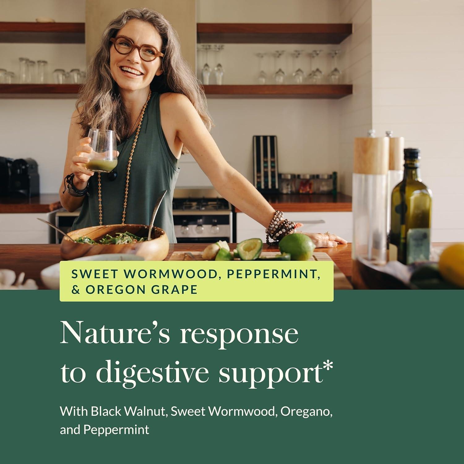 Suplemento Digestivo Gaia Herbs Limpieza del Microbioma 60 Cápsulas