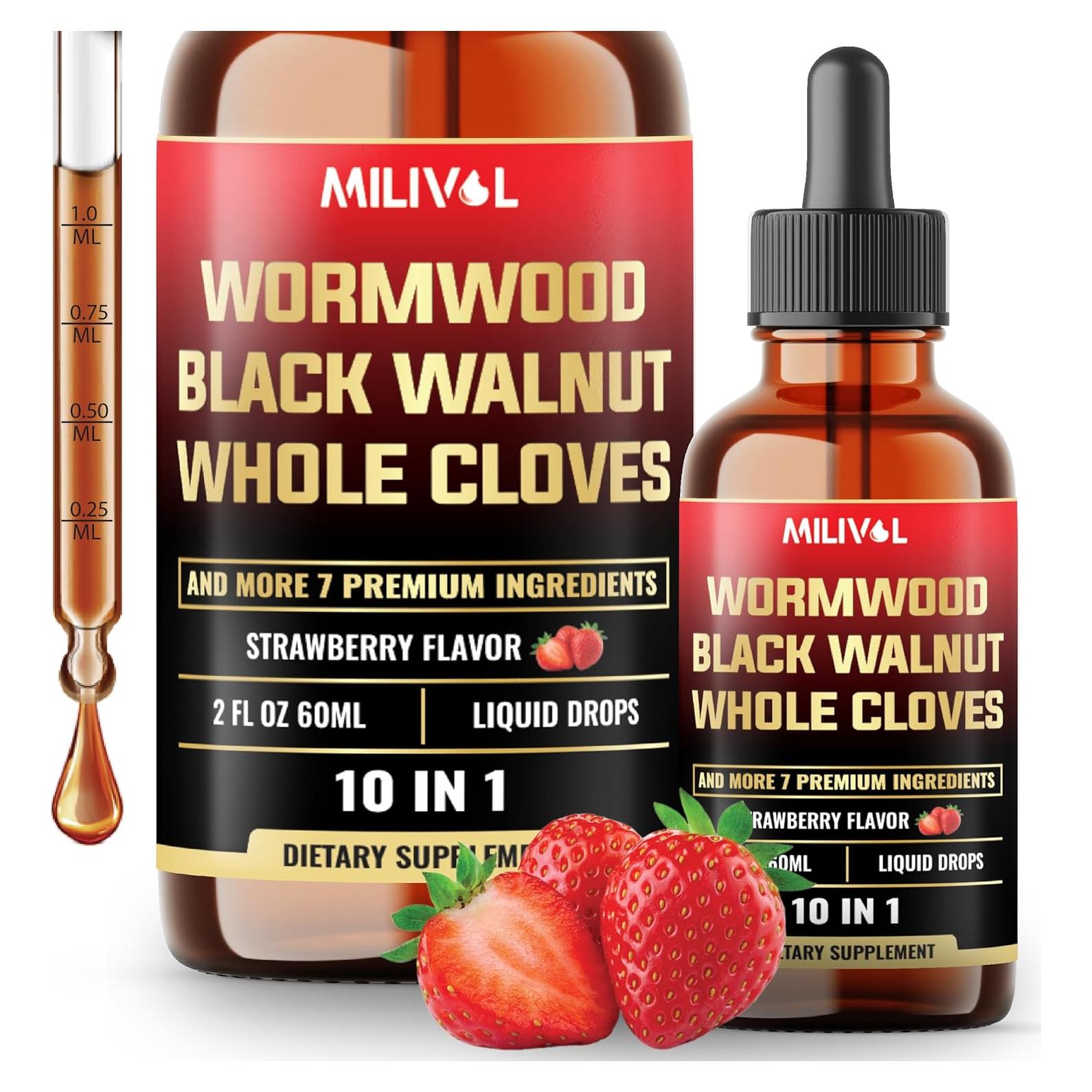 Gotas Líquidas de Ajenjo Milivol 60 ml - Apoyo Digestivo e Inmunológico