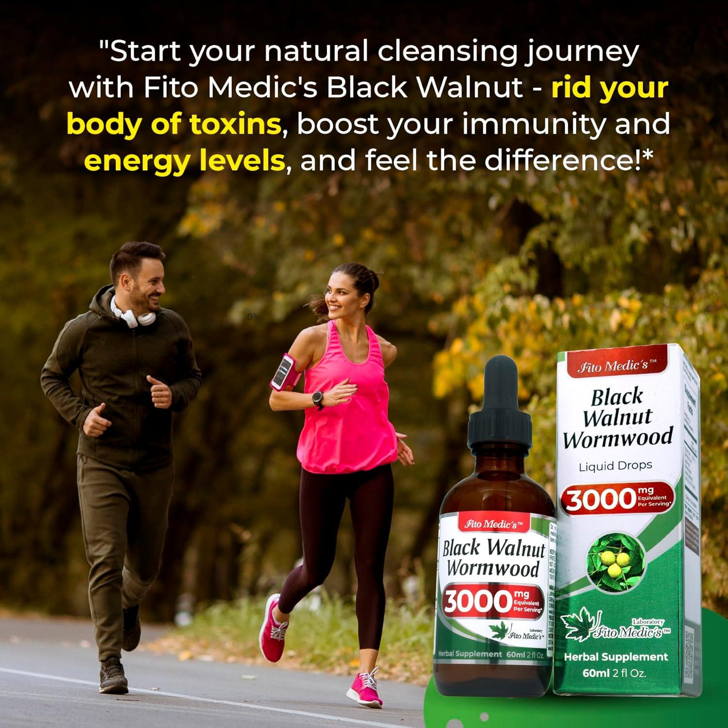 Gotas de Ajenjo de Nogal Negro FITO MEDIC'S 60 ml 3000 mg