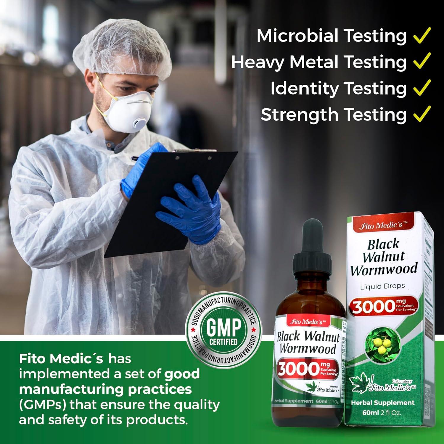 Gotas de Ajenjo de Nogal Negro FITO MEDIC'S 60 ml 3000 mg