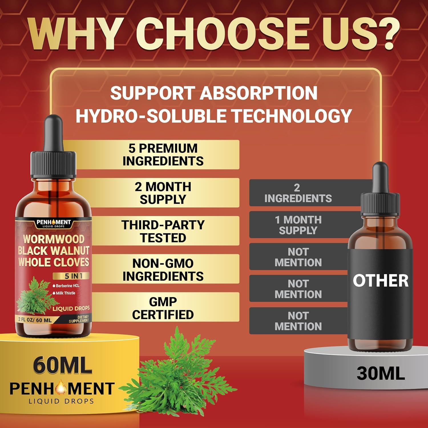 Gotas Líquidas de Artemisa Penhoment 60 ml - Salud Digestiva