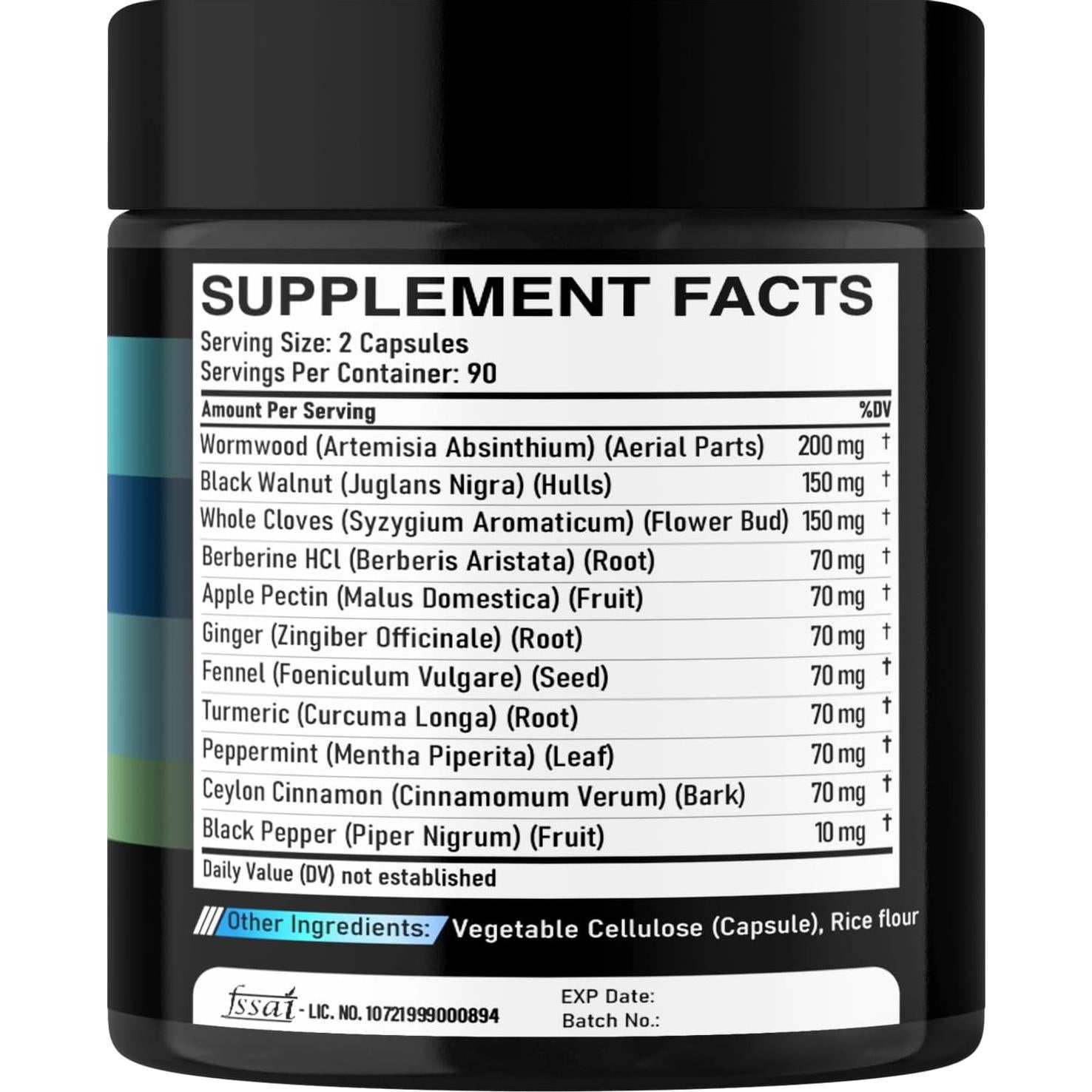 Cápsulas de Ajenjo Dedicad 180 Unidades - Apoyo Inmunológico