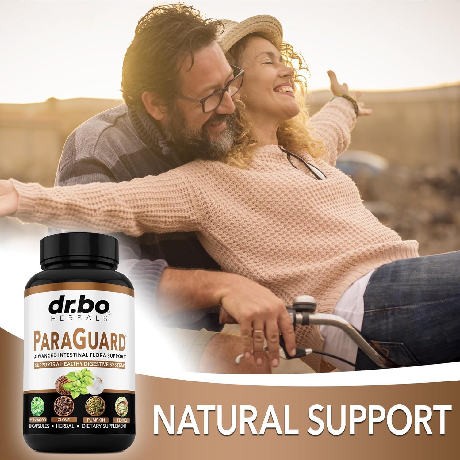 Píldoras Detox ParaGuard Dr. Bo - 30 Cápsulas de Hierbas Naturales
