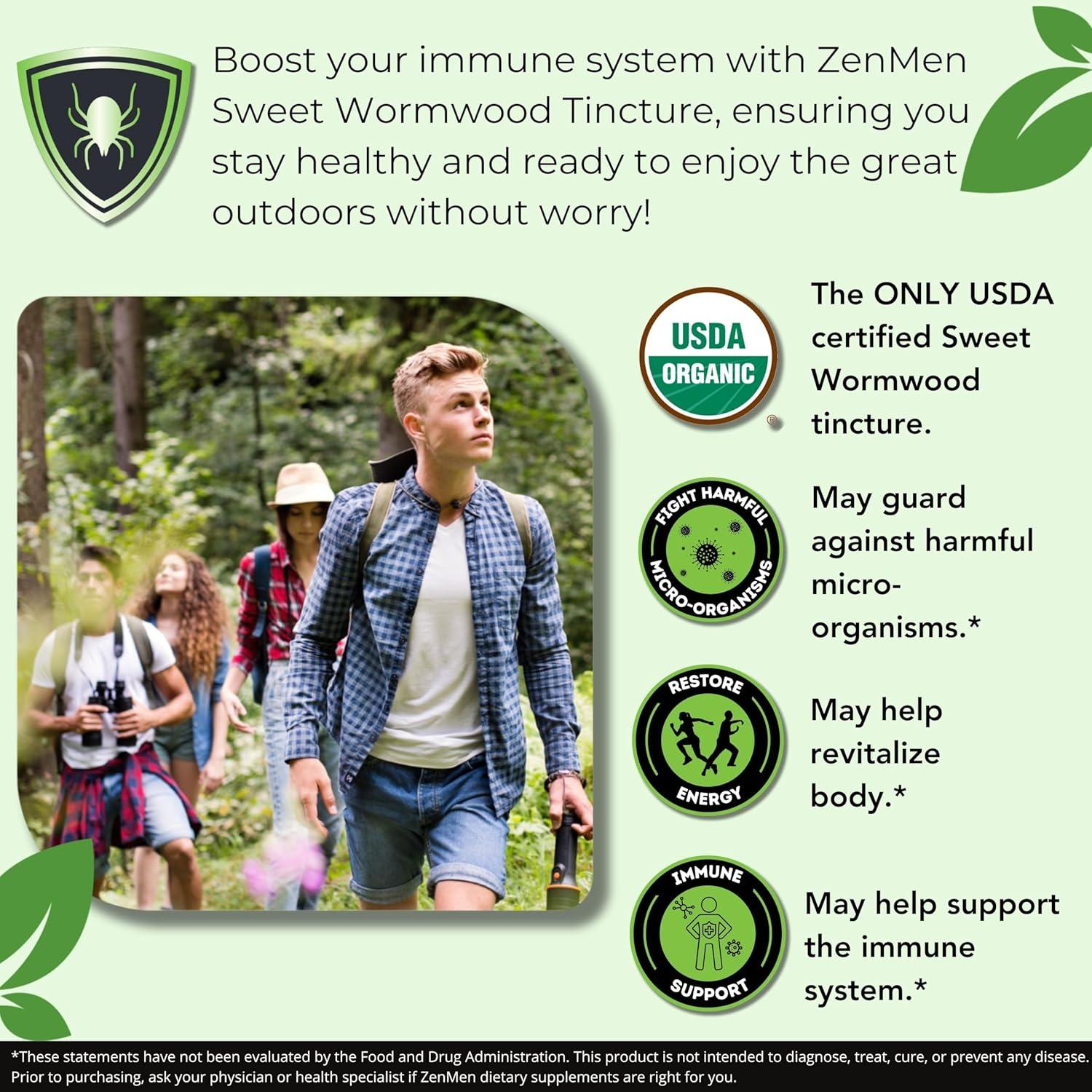 Extracto Líquido de Ajenjo Dulce y Nogal Negro Zenmen 60 Días