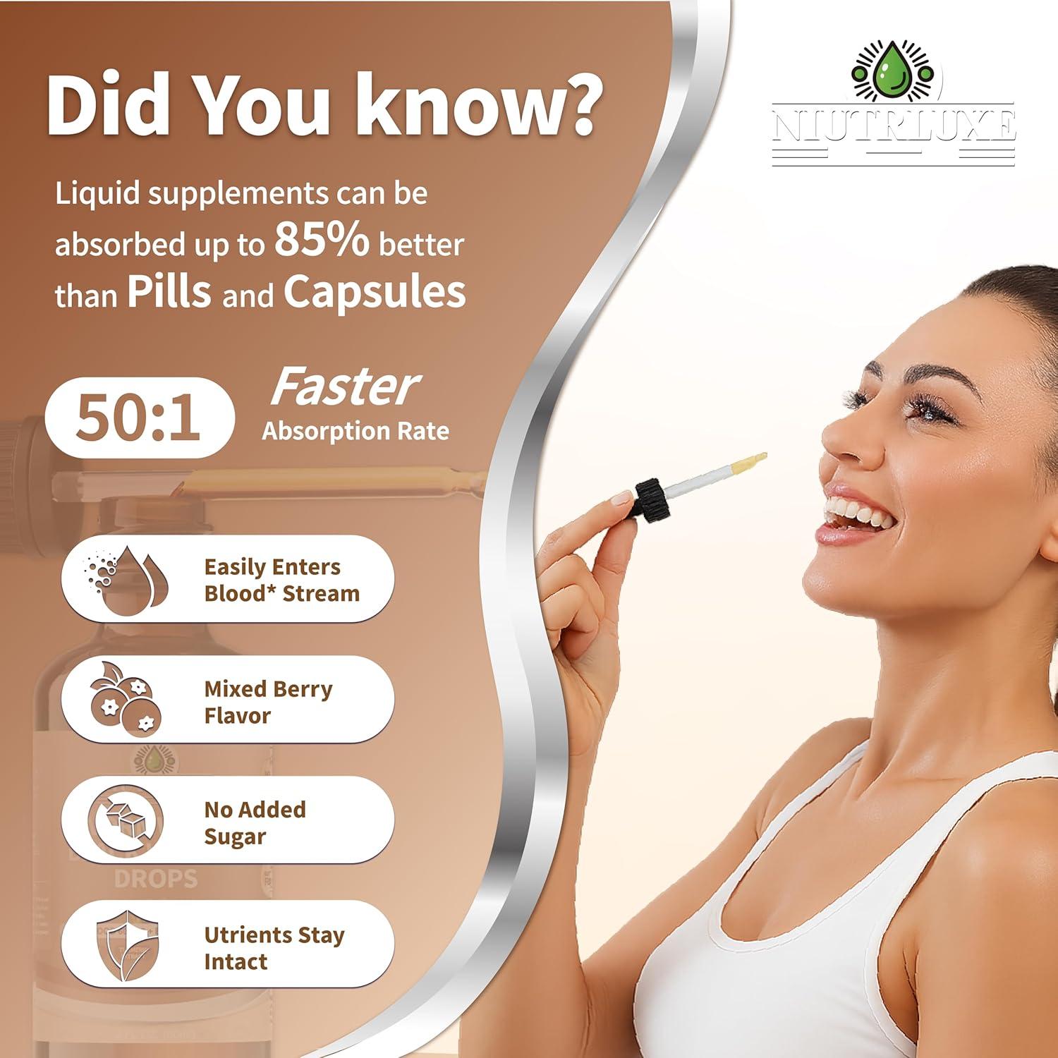 Gotas Líquidas de Ajenjo y Nogal Negro NIUTRLUXE 60 mL