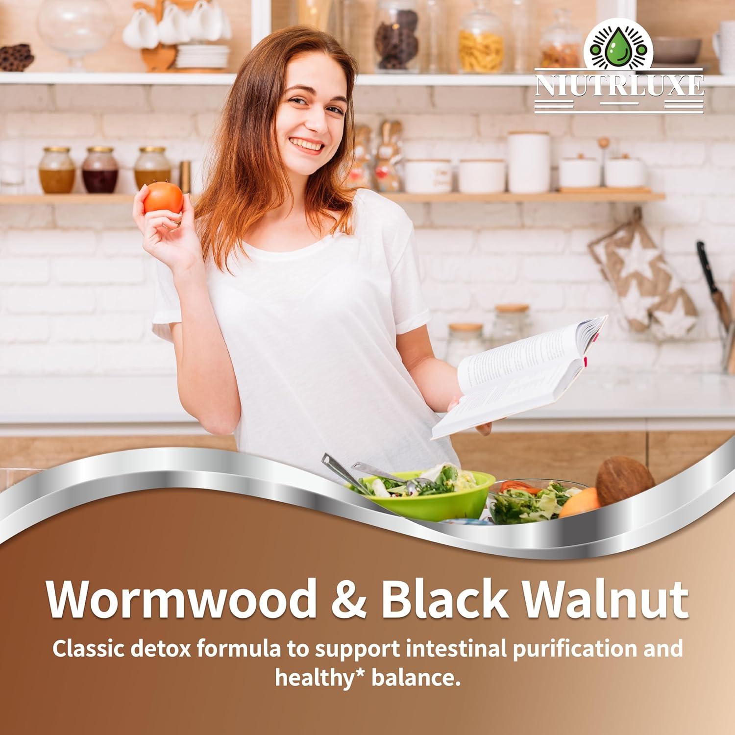 Gotas Líquidas de Ajenjo y Nogal Negro NIUTRLUXE 60 mL