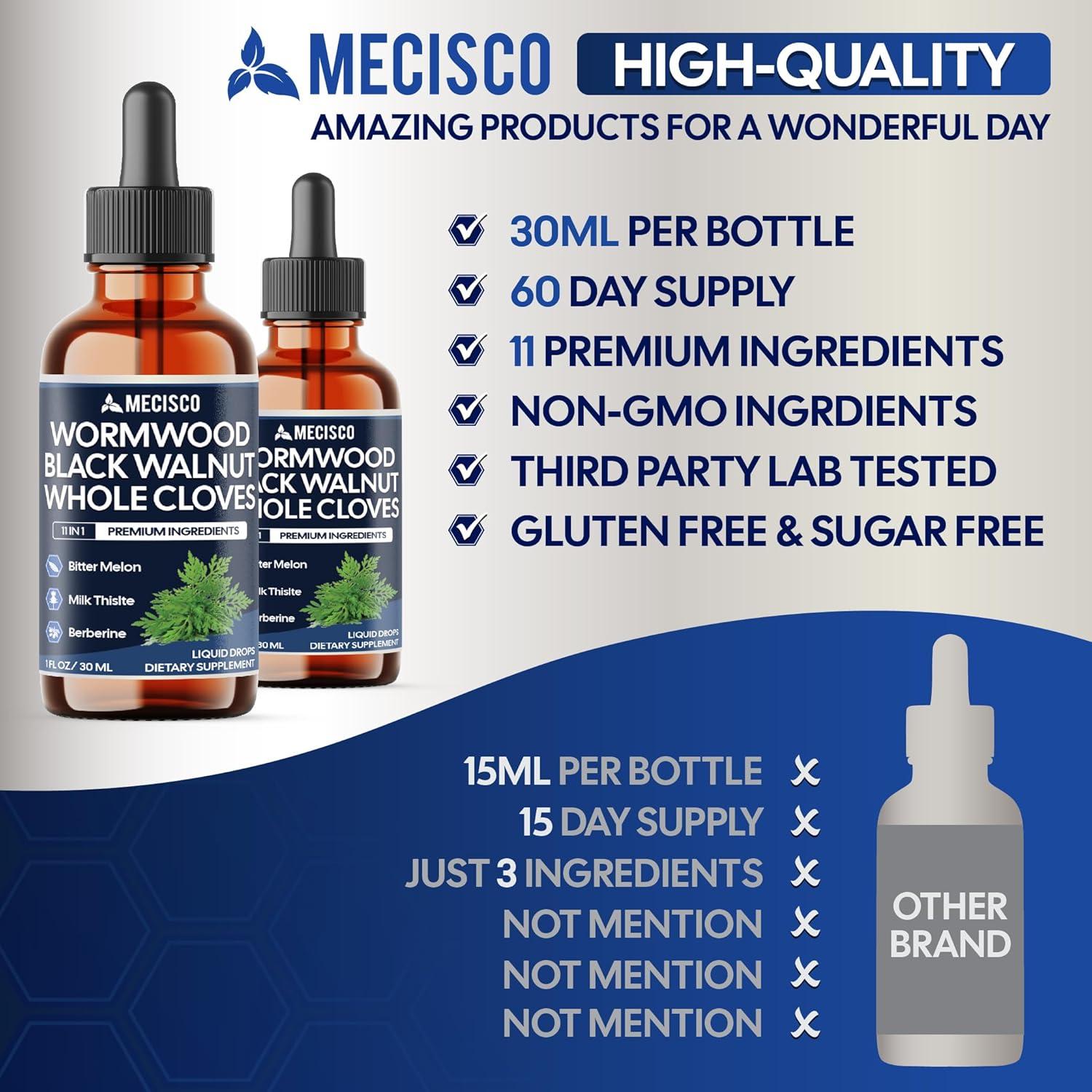 Gotas Líquidas de Ajenjo 11-en-1 Mecisco - 30ml