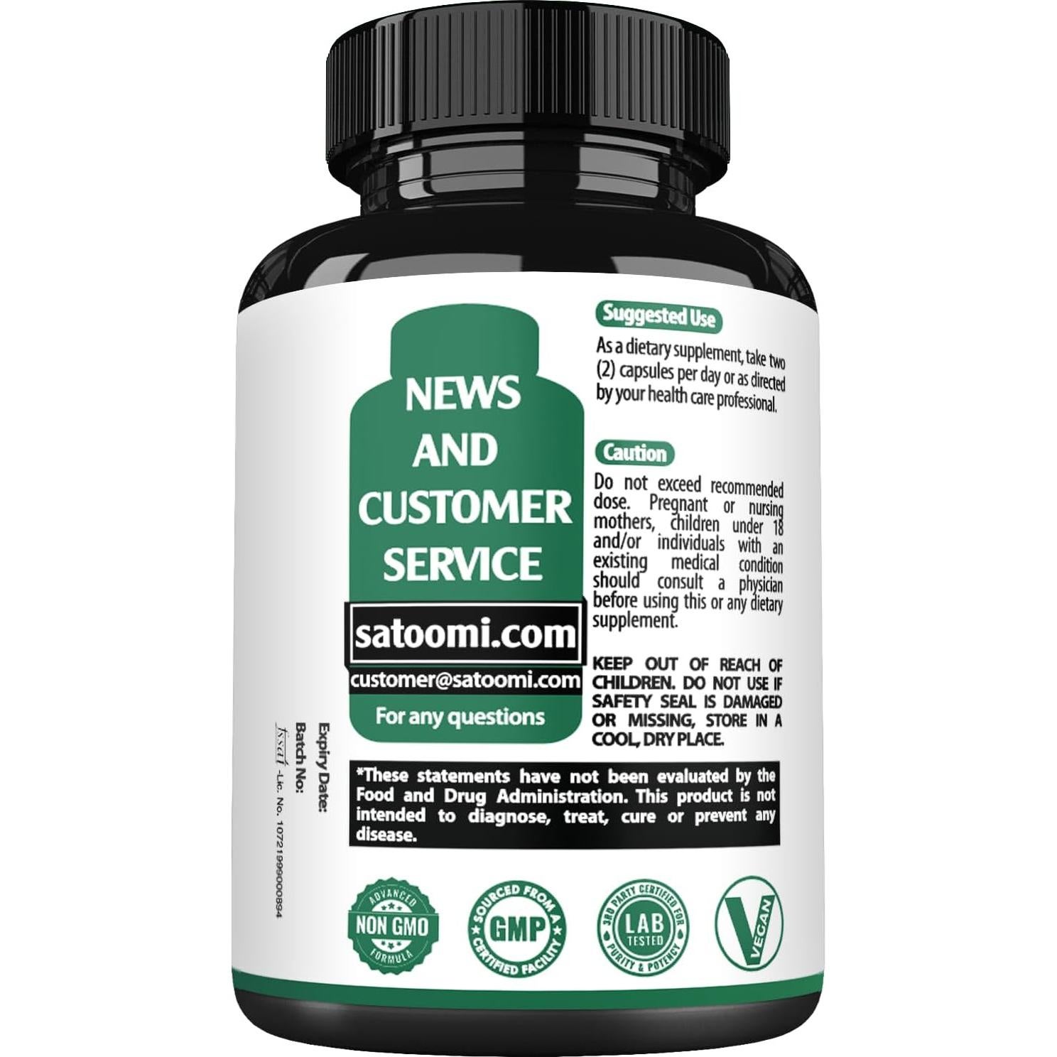 Suplemento Ajenjo Satoomi 90 Cápsulas - Inmunidad y Digestión