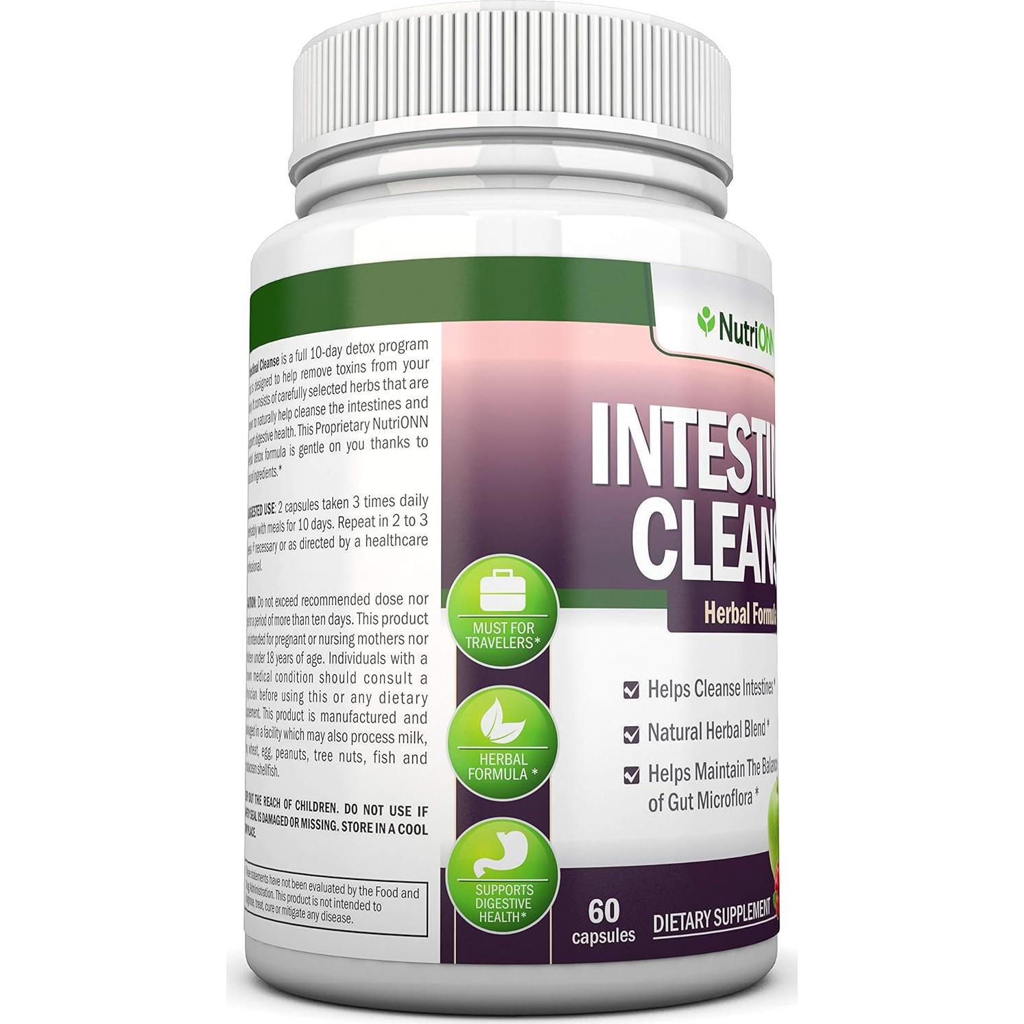 Suplemento Detox Herbal NutriONN 100% Natural 10 Días