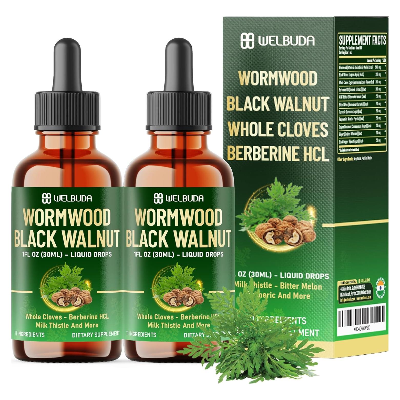 Suplemento Ajenjo 11en1 WELBUDA - 60ml para 60 Días