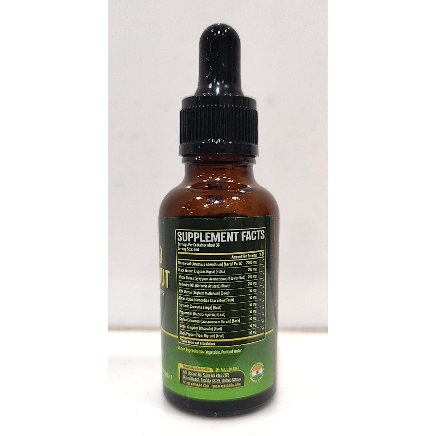 Suplemento Ajenjo 11en1 Welbuda - 30ml Gotas Líquidas