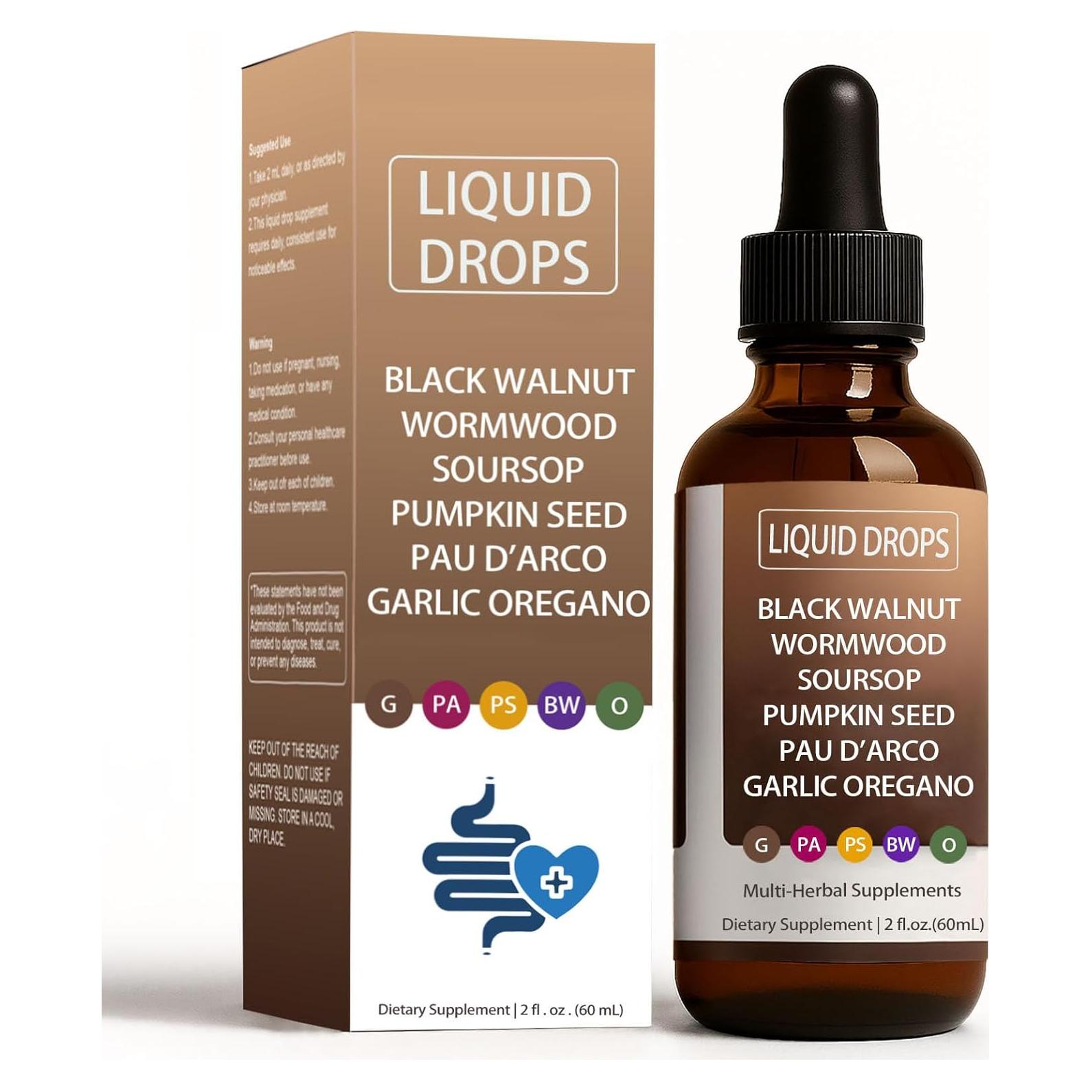 Limpieza Intestinal Gotas Líquidas Nutralis 80g Ajenjo Nuez Negra