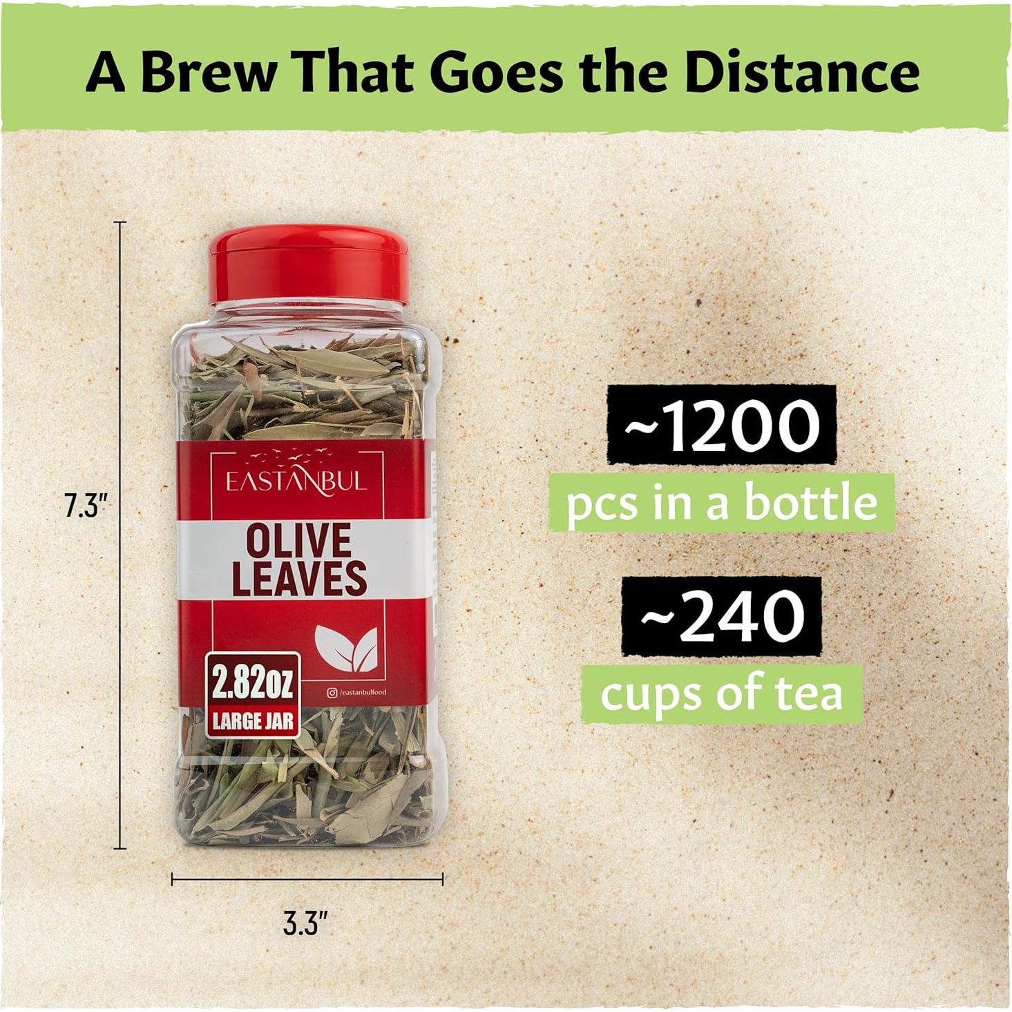 Té de Hojas de Olivo Eastanbul 80g - Natural y Vegano