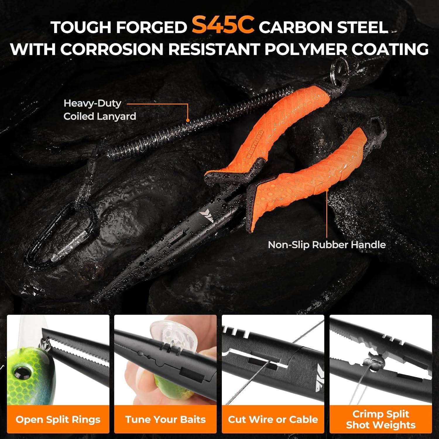 KastKing SteelStream Kit de Herramientas de Pesca 6 Pzas