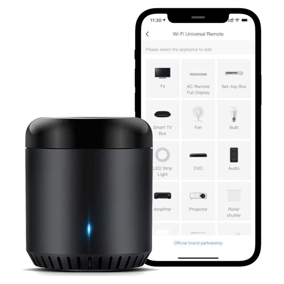 Hub Inteligente Broadlink RM Mini 3 Control Remoto IR WiFi