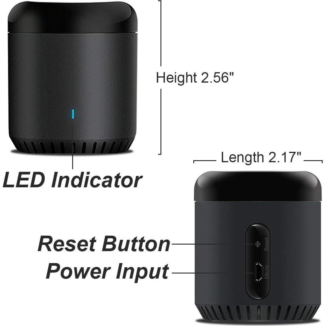 Hub Inteligente Broadlink RM Mini 3 Control Remoto IR WiFi
