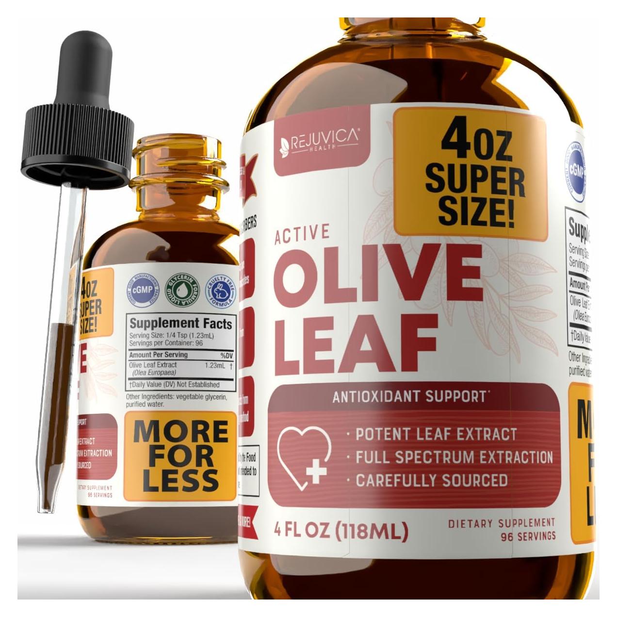 Suplemento Líquido Hoja de Olivo Rejuvica 118 ml - Apoyo Inmunológico