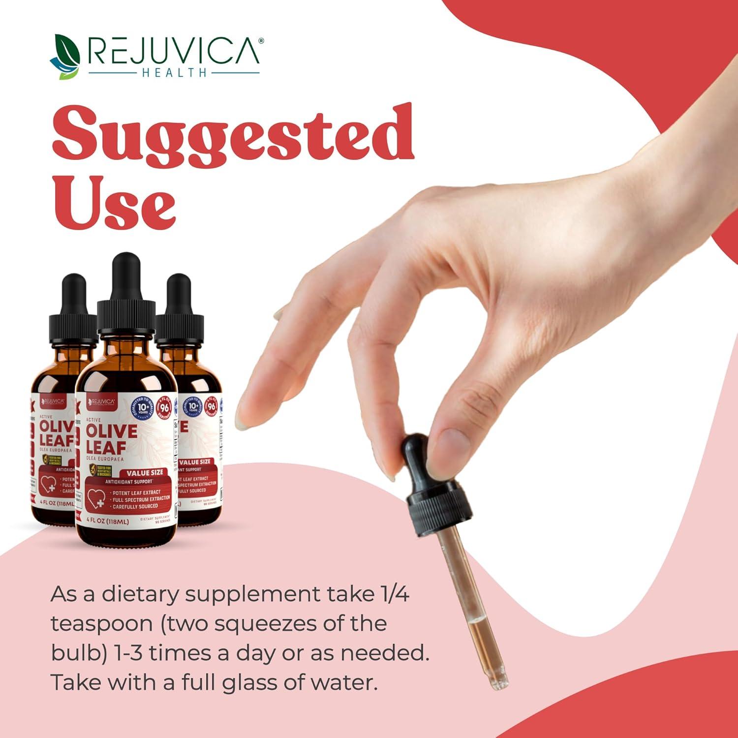 Suplemento Líquido Hoja de Olivo Rejuvica 118 ml - Apoyo Inmunológico