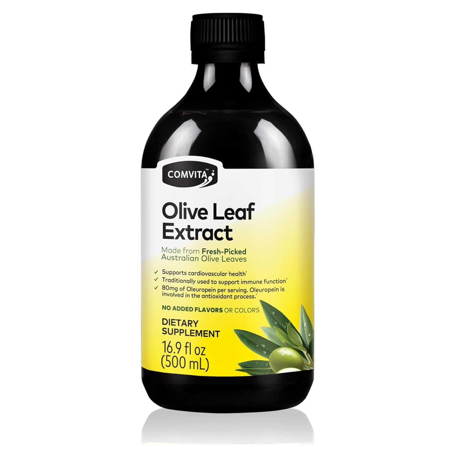 Extracto de Hoja de Olivo Comvita 500 ml - Suplemento Antioxidante