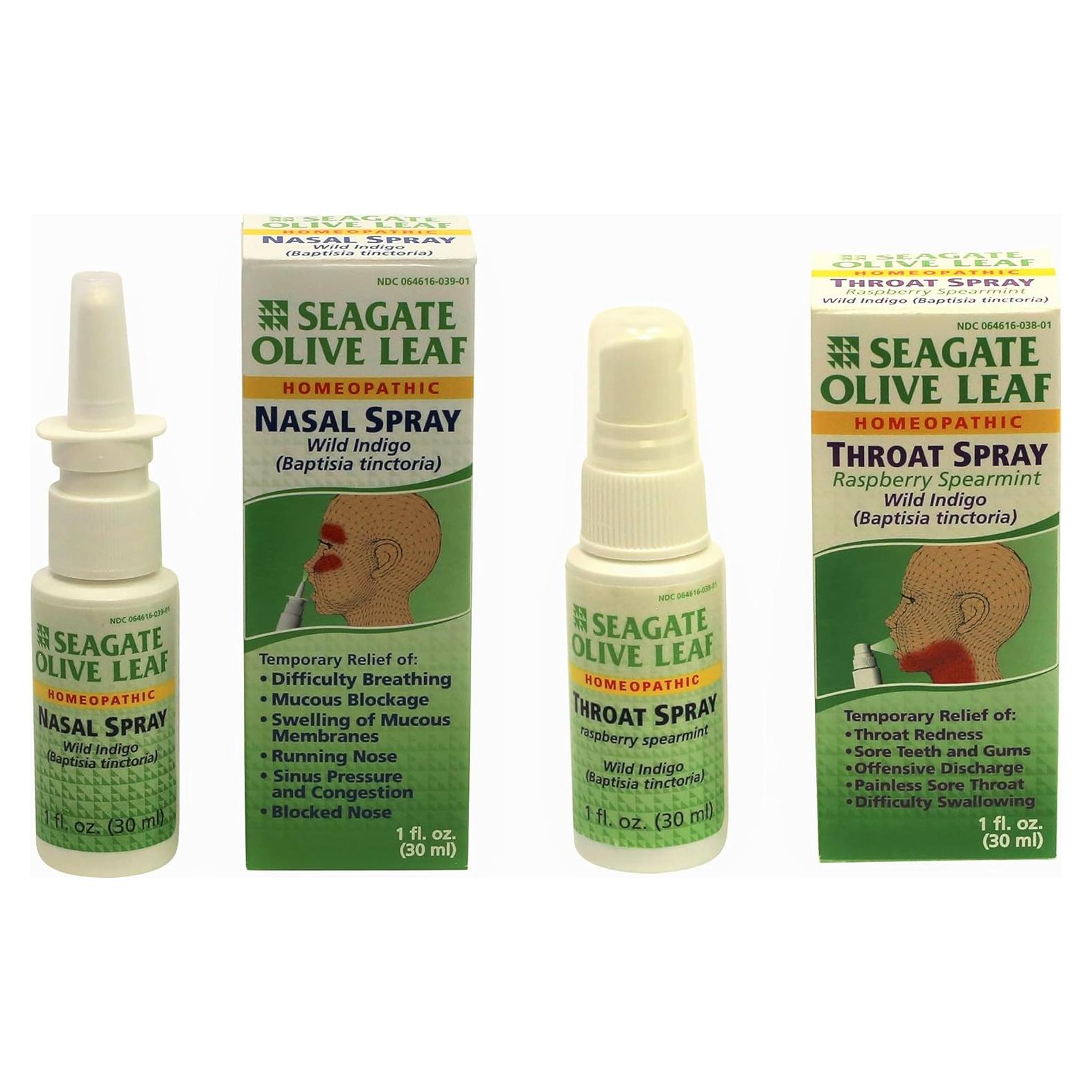 Paquete Combo Spray Nasal y de Garganta Seagate 2x28g