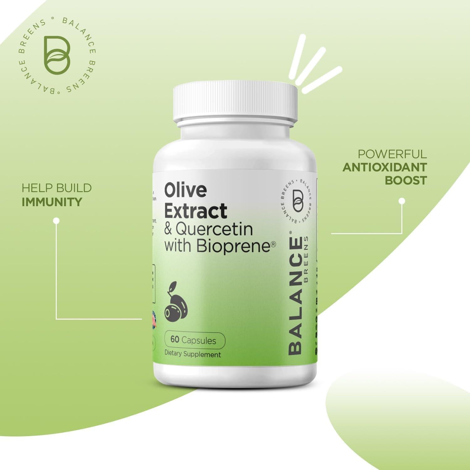 Extracto de Hoja de Olivo Balance Breens 400mg con Bioperine - 60 Cápsulas