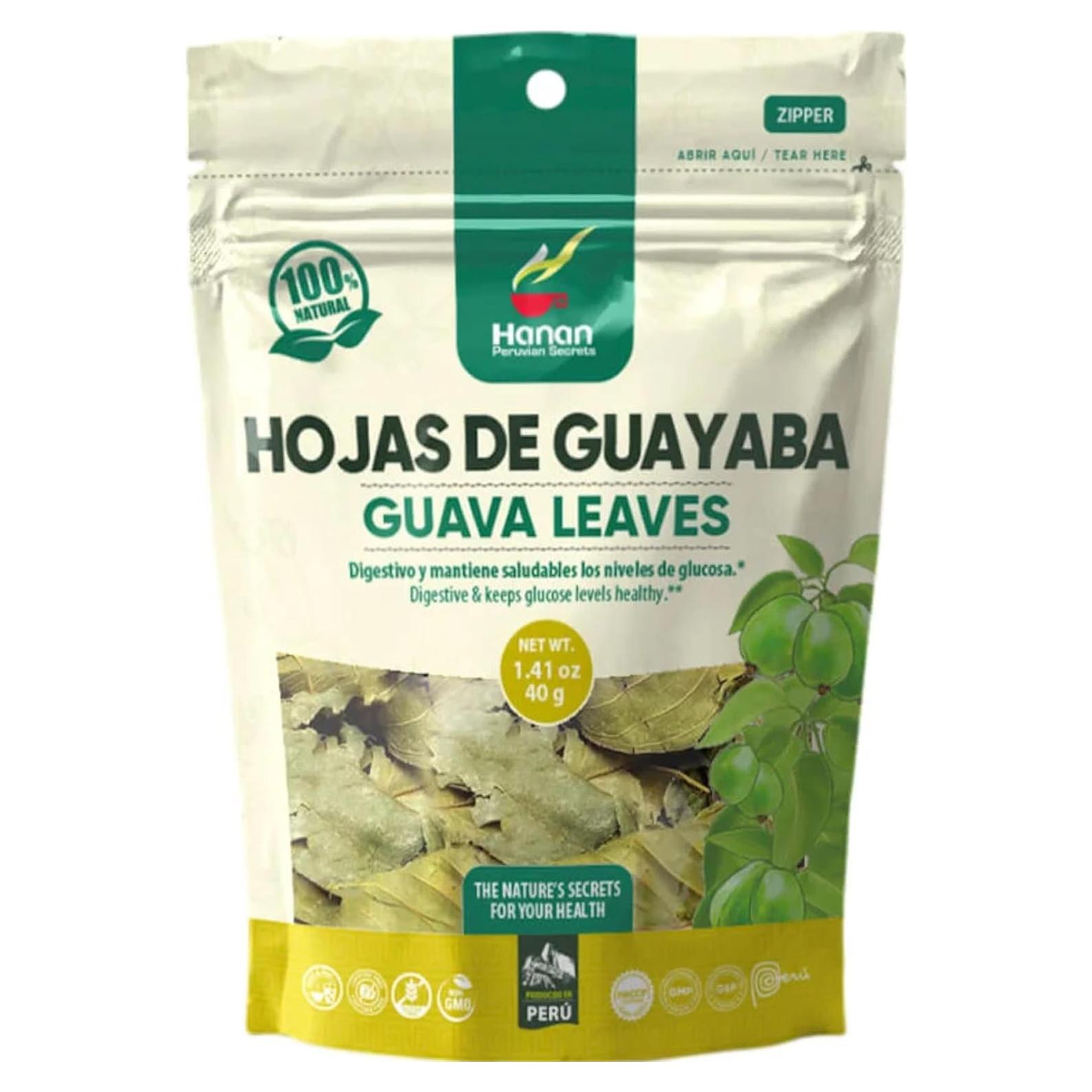 Té de Hoja de Guayaba FitoPeru 40g - Natural y Seco